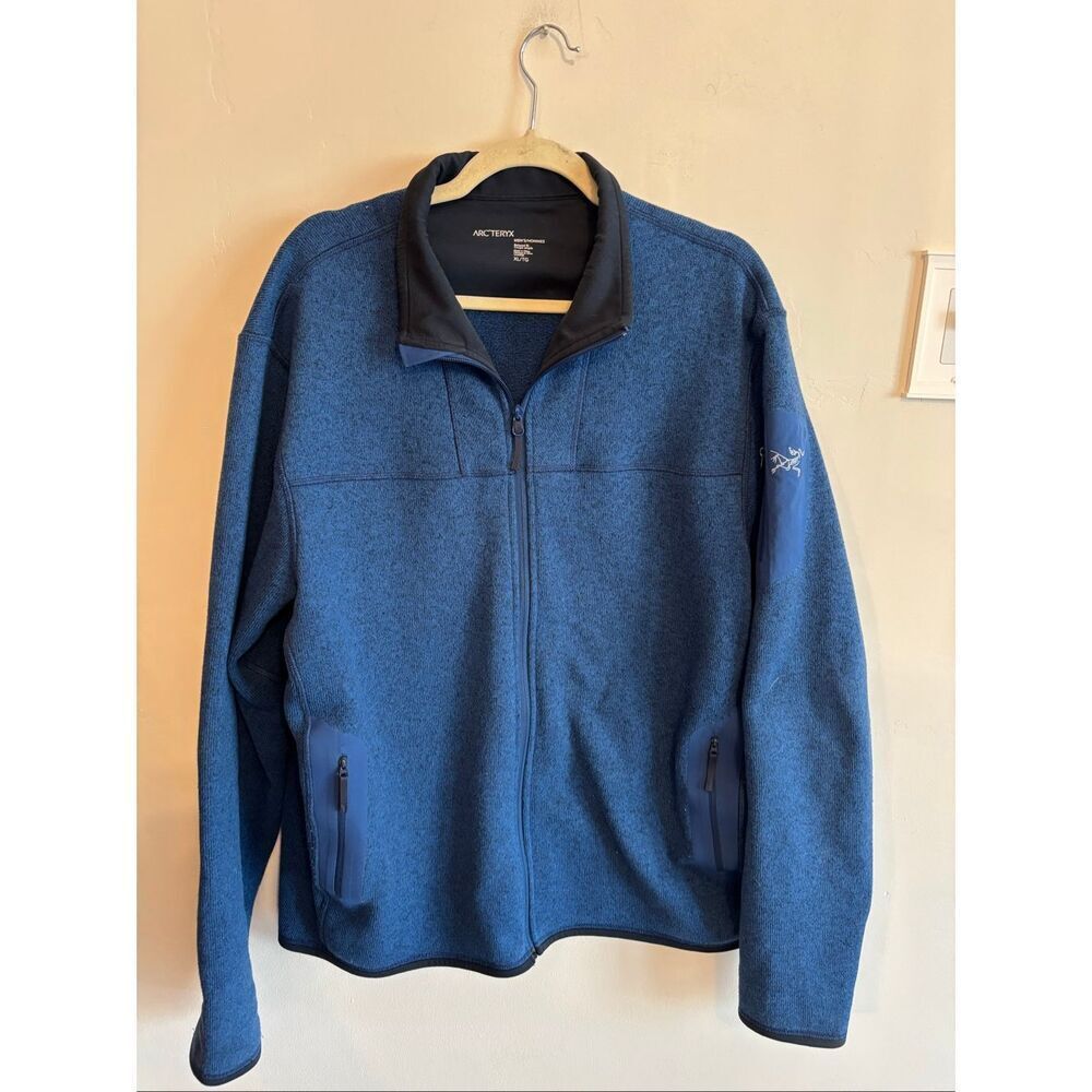 Arc’teryx Covert Cardigan Full Zip Blue Heathered Size XL Men’s Fleece